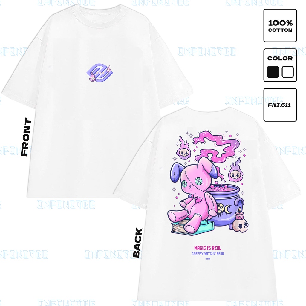 Áo thun INFINITEE Fni0611, Thun 100% Cotton - form rộng Unisex.