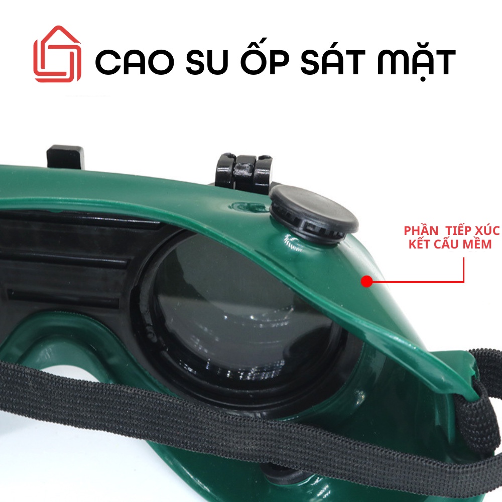 Kính hàn 2 lớp cao cấp bảo vệ mắt, Kính chuyên dụng cho thợ hàn cơ khí, Mặt nạ hàn điện, hồ quang