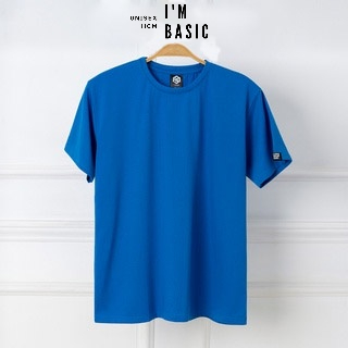 Áo phông trơn ngắn tay I'm Basic Unisex, áo thun cotton 8 màu mềm mịn, thoáng mát, bền màu phong cách Hàn Quốc.