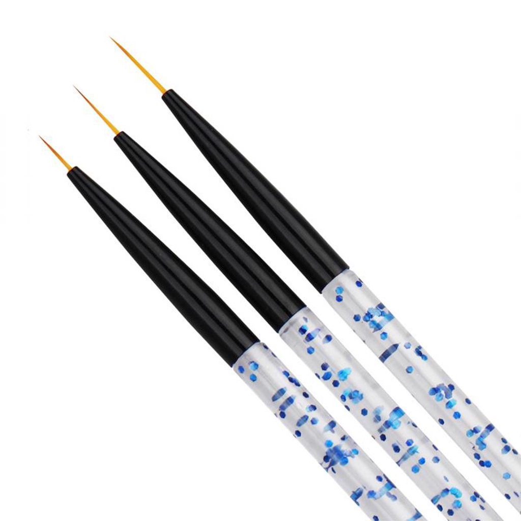 Set 3 Cọ Vẽ Móng Nghệ Thuật Cho Nữ