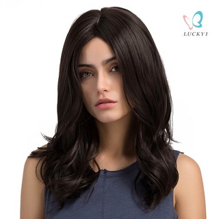 Bộ tóc giả dài cỡ vừa 2 mái xoăn nhẹ thời trang cho nữ