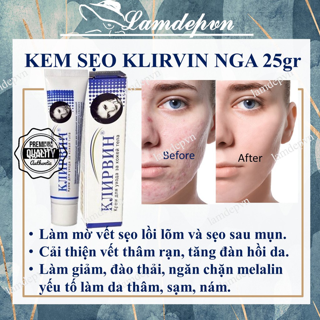 KEM LOẠI BỎ SẸO KLIRVIN NGA 25G