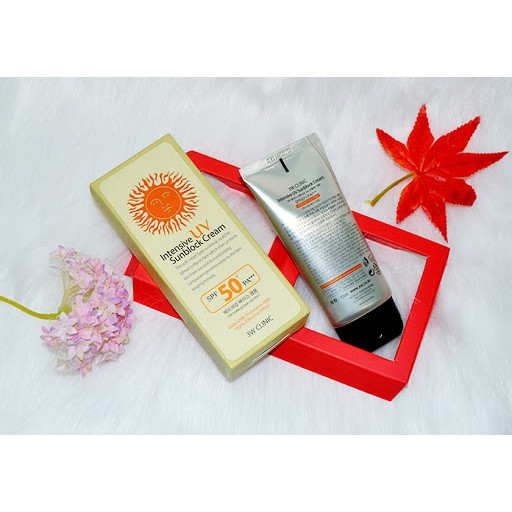 Kem Chống Nắng 3W Clinic Intensive UV Sunblock Cream SPF50+/ PA+++