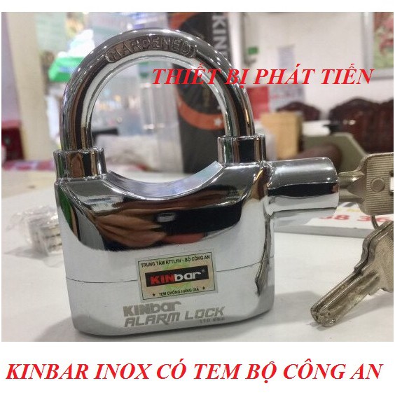 Ổ Khóa Chống Trộm Kinbar Có Tem Chống Hàng Giả Loại 1 Bảo Hàng 12 Tháng