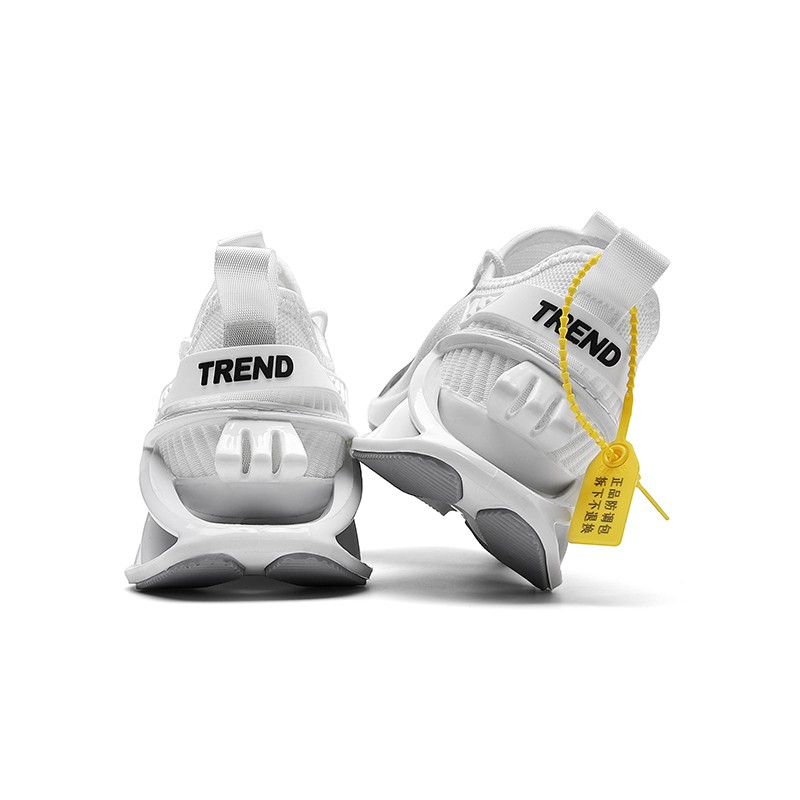 Giày Thể Thao Đế Dày Tăng Chiều Cao Phối Lưới Thoáng Khí Thời Trang Cho Nam Size 39-46