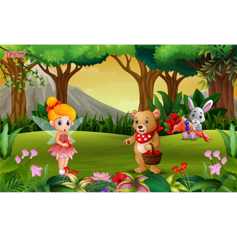 Tranh Dán Tường Giành Cho Trẻ Em Khổ Lớn KÍCH THƯỚC KHÔNG GIỚI HẠN