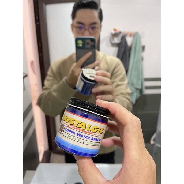 Sáp Vuốt Tóc Nostalgic SUPER WATER BASED POMADE