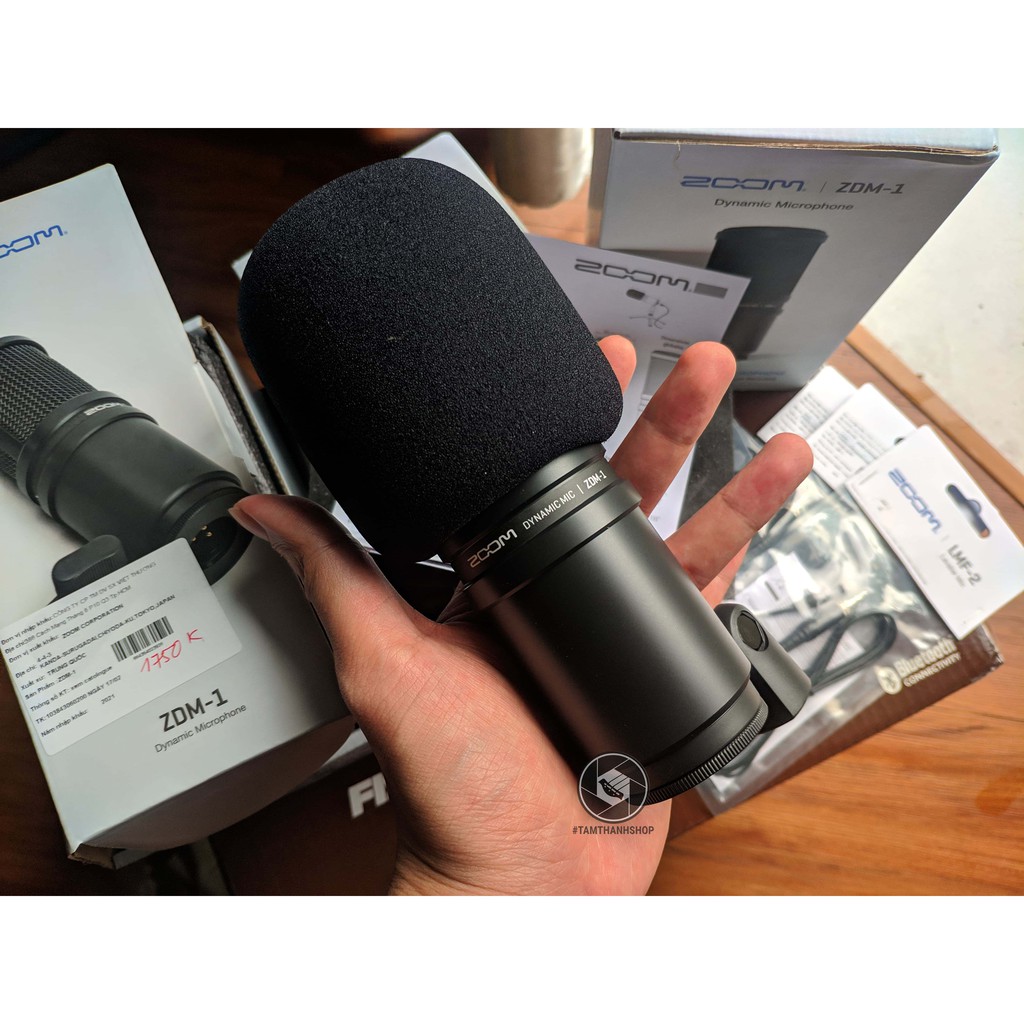 Micro thu âm Zoom ZDM1 cho đọc voice , karaoke , livestream , gaming