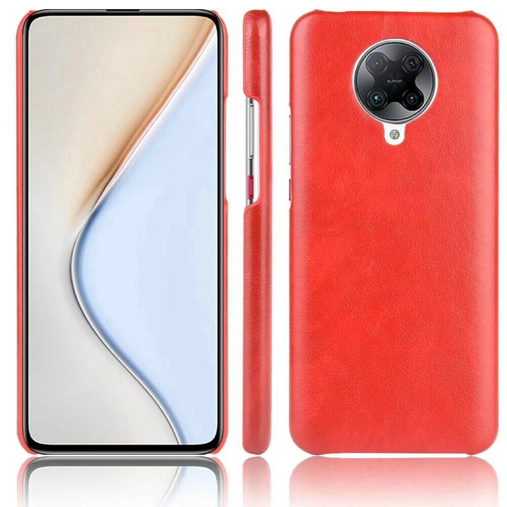 Ốp điện thoại mỏng bằng nhựa+PU phong cách retro cho XIAOMI POCO F2 PRO