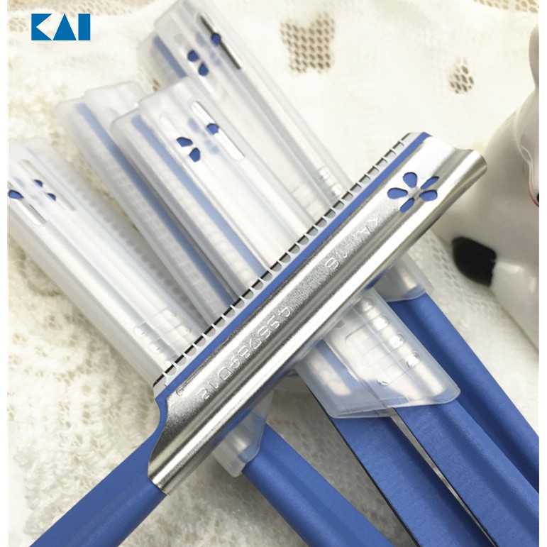 Set 5 dao cạo cho nữ Kai Razor có lớp bảo vệ