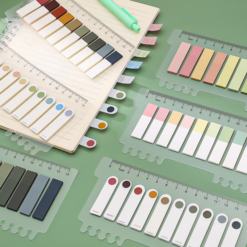 Bộ 200 Tờ Giấy Note Màu Gradient Sáng Tạo
