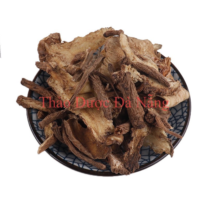 Độc Hoạt lát khô mỏng vàng 100 gram.