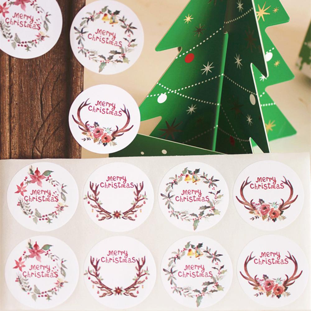 YOLA Set 108 / 120 Sticker Dán Trang Trí Quà Giáng Sinh