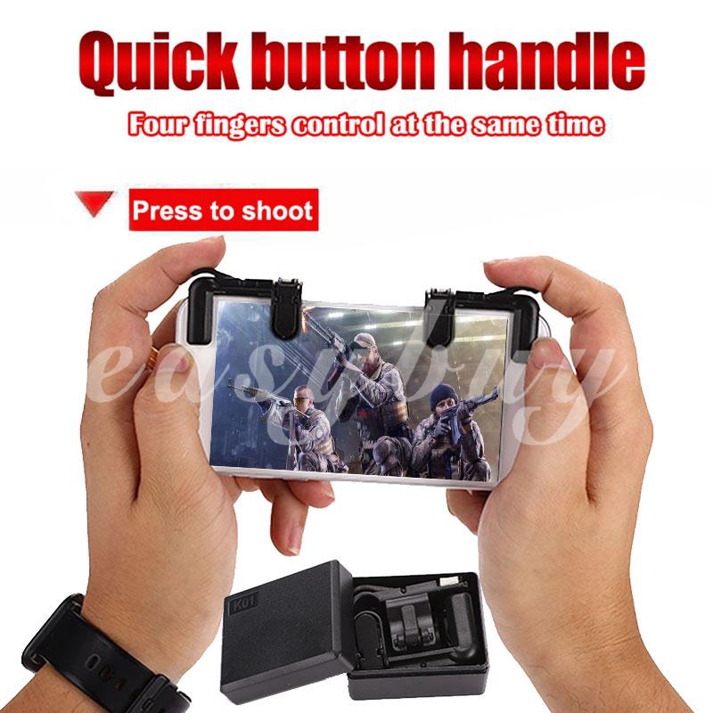 1 cặp nút bấm điều khiển chơi game trên điện thoại hệ điều hành Android / iOS