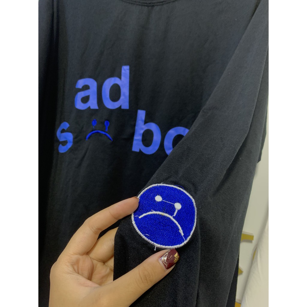 Áo thun tay dài SADBOIZ RIPPED SIGNATURE LONG SLEEVE cá tính (có logo thêu)-VIDEO ẢNH TẠI SHOP | BigBuy360 - bigbuy360.vn