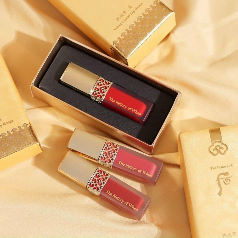 SON KEM WHOO VELVET LIQUID LIP GROUGE BỀN MÀU SIÊU LÌ