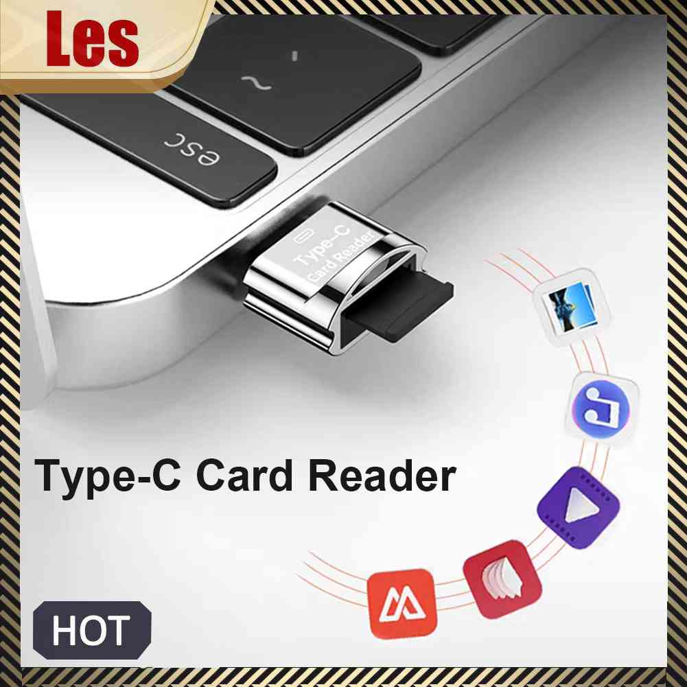 Đầu Đọc Thẻ Nhớ OTG USB 3.1 Loại C Cho Điện Thoại / Máy Tính