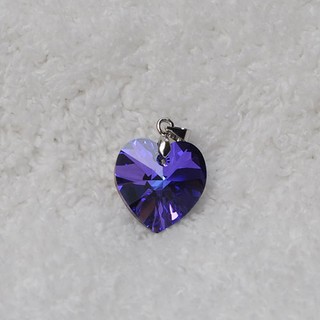 Mặt dây chuyền Swarovski xanh ánh tím
