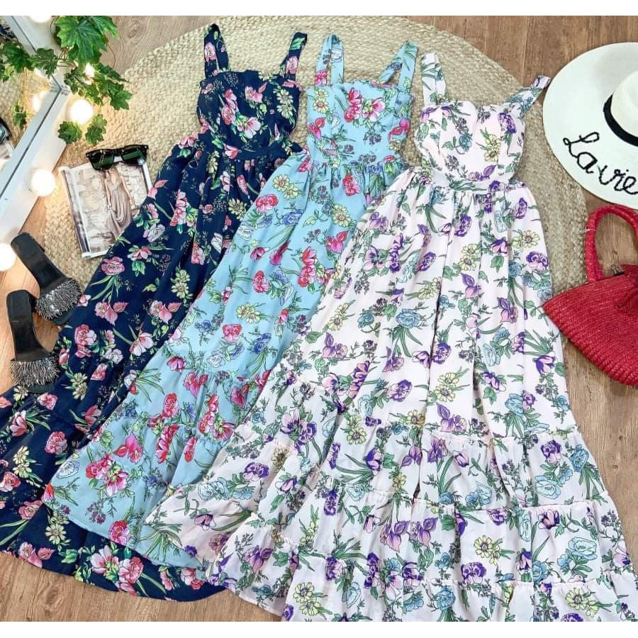 Đầm Maxi Dài Chấm Gót