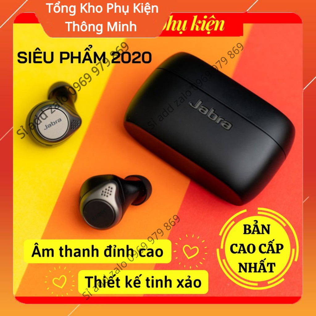 (BH 6 Tháng) Tai nghe bluetooth Jabra 75t không dây thời trang, âm bass hay