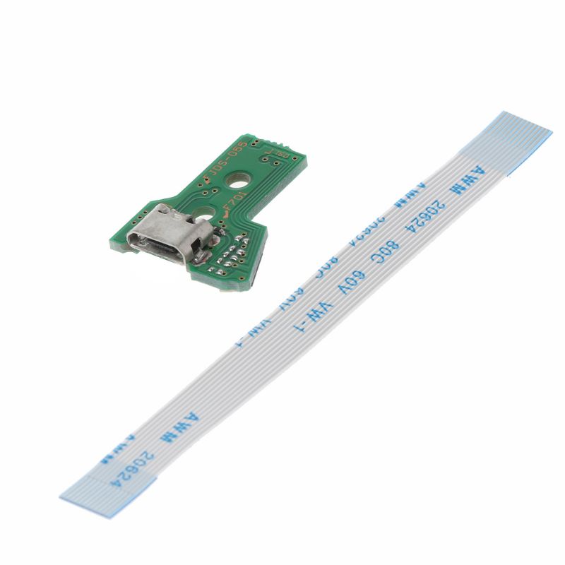 Bảng Mạch Cổng Sạc USB JDS-055 + Cáp Ribbon 12 Pin