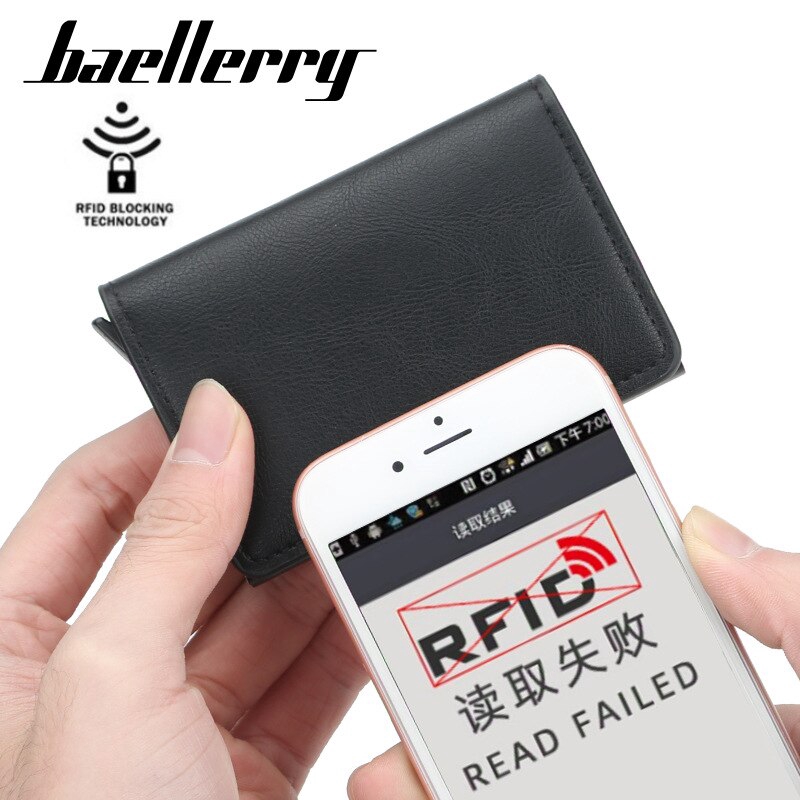 Ví Da PU Baellerry K9123 Thời Trang Cho Nam Giá Đỡ