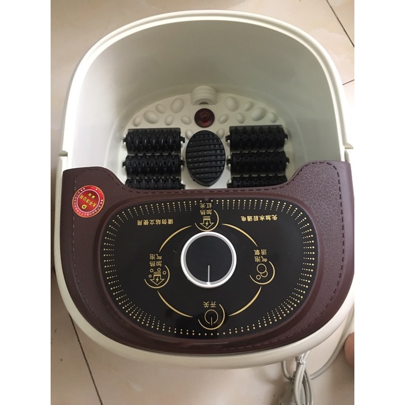 Chậu ngâm chân massage, bồn ngâm chân 500W nước nóng cao cấp có bảo hành tặng thuốc ngâm chân