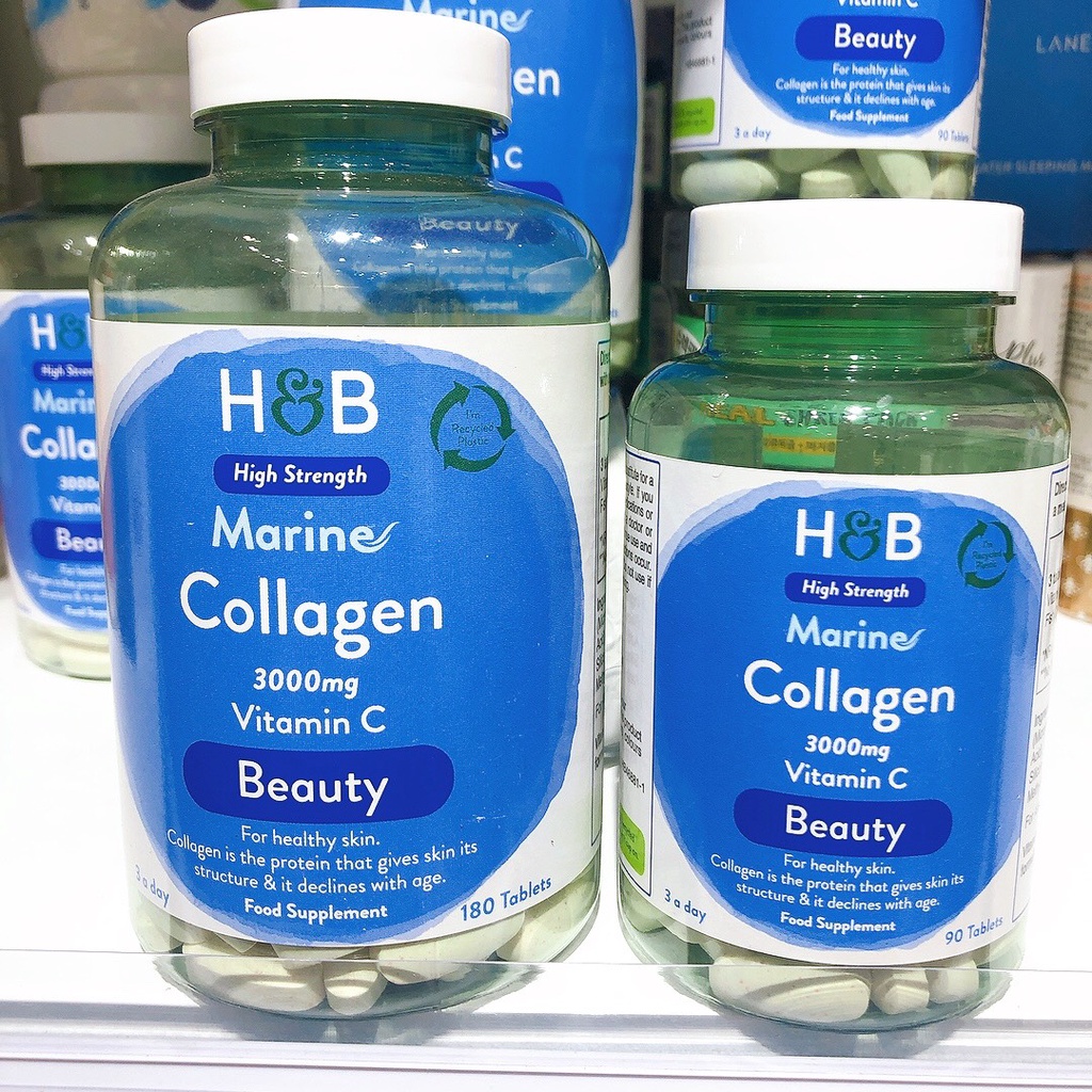 Viên uống collagen thủy phân thế hệ mới 3000mg làm trắng da - Marine Collagen Holland With Vitamin C 3000mg