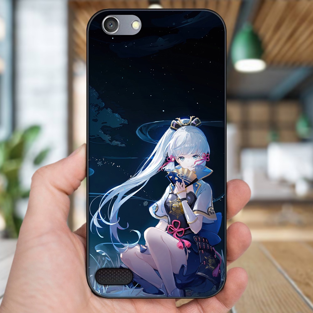 Ốp lưng Oppo A33 Neo 7 viền đen in hình Ayaka Genshin Impact
