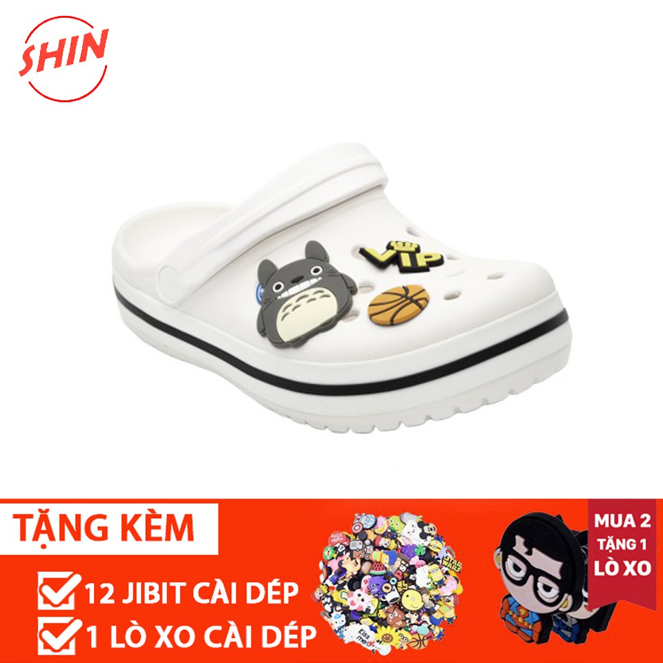 dép crossFREESHIPdép cross đế bánh mì BAND 3 màu bán chạy SHINCR7802 tặng thêm 12 sticker cross