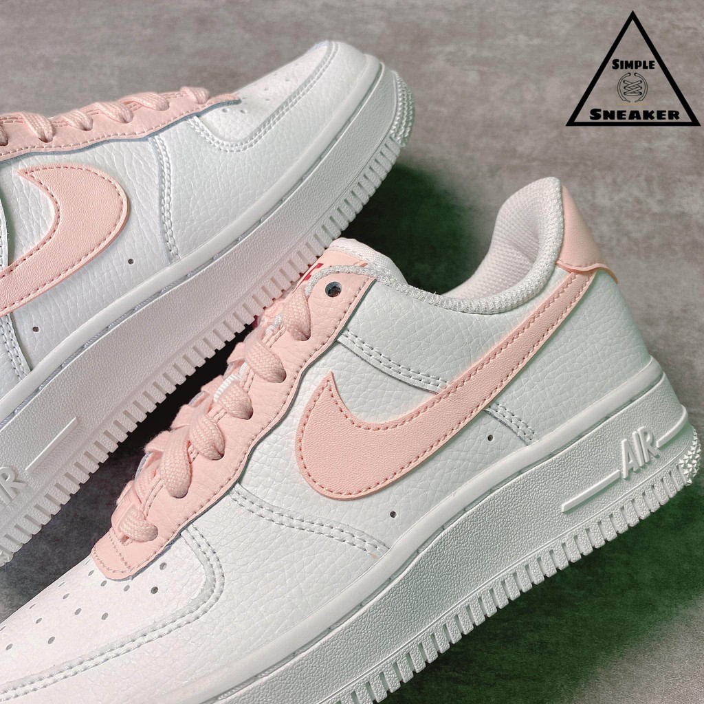 Giày Air Force 1 Chính Hãng FREESHIP Giày Sneaker Thể Thao Nike AF1 Low Pale Coral Trắng Hồng - Simple Sneaker