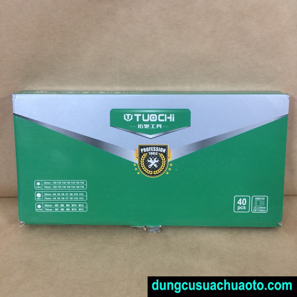 Bộ mũi hoa thị 40 chi tiết UTC5775