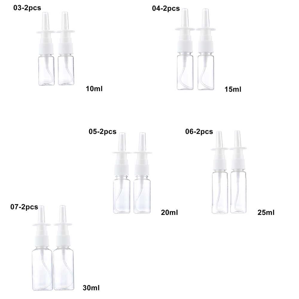 (Hàng Mới Về) Bình Xịt Rỗng Chuyên Dụng Đựng Dung Dịch Xịt Mũi Tiện Lợi