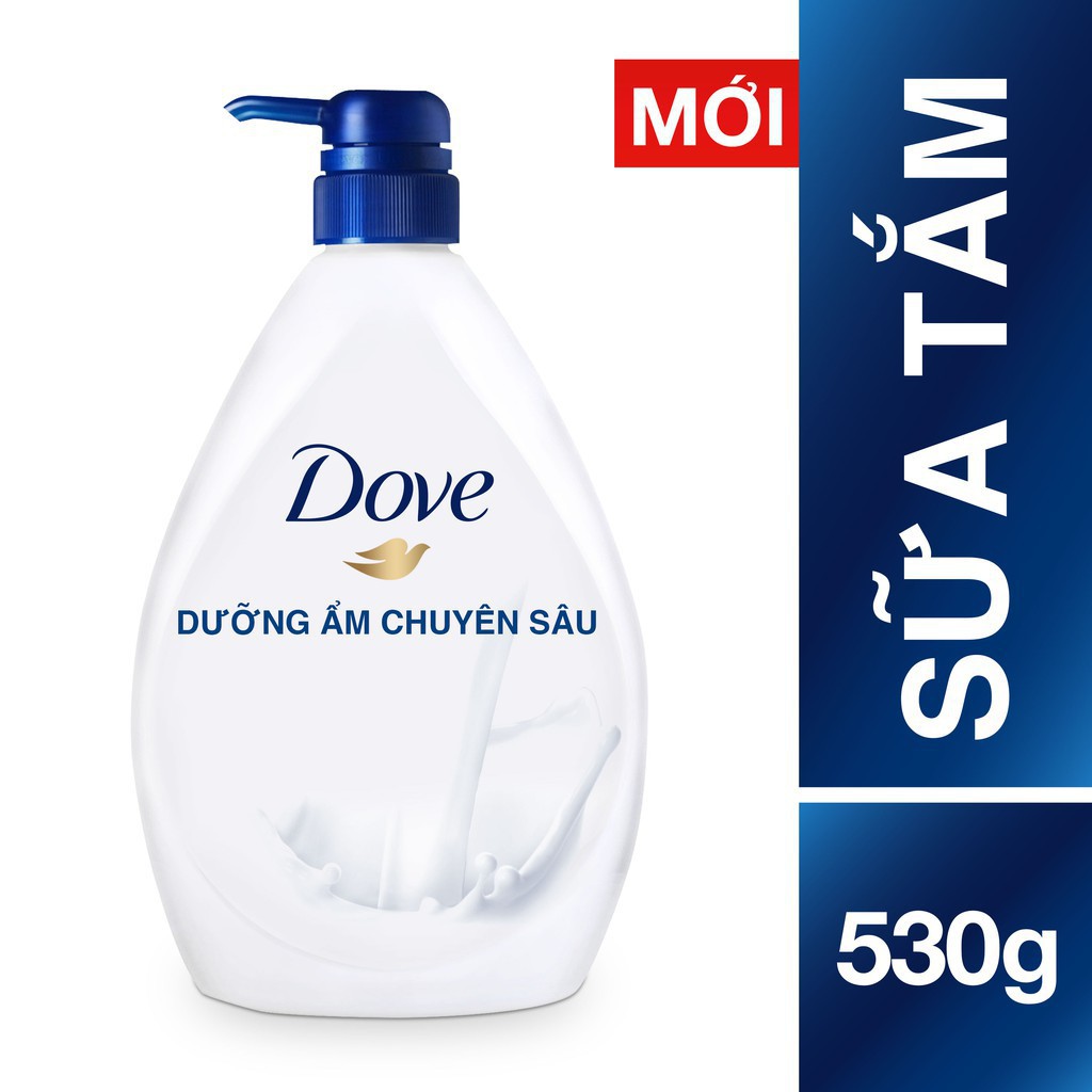 Sữa tắm Dove dưỡng ẩm chuyên sâu (530g)