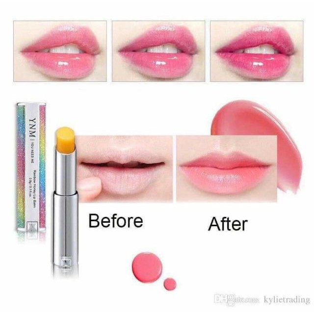 Son Dưỡng Môi Có Màu YNM Rainbow Honey Lip Balm