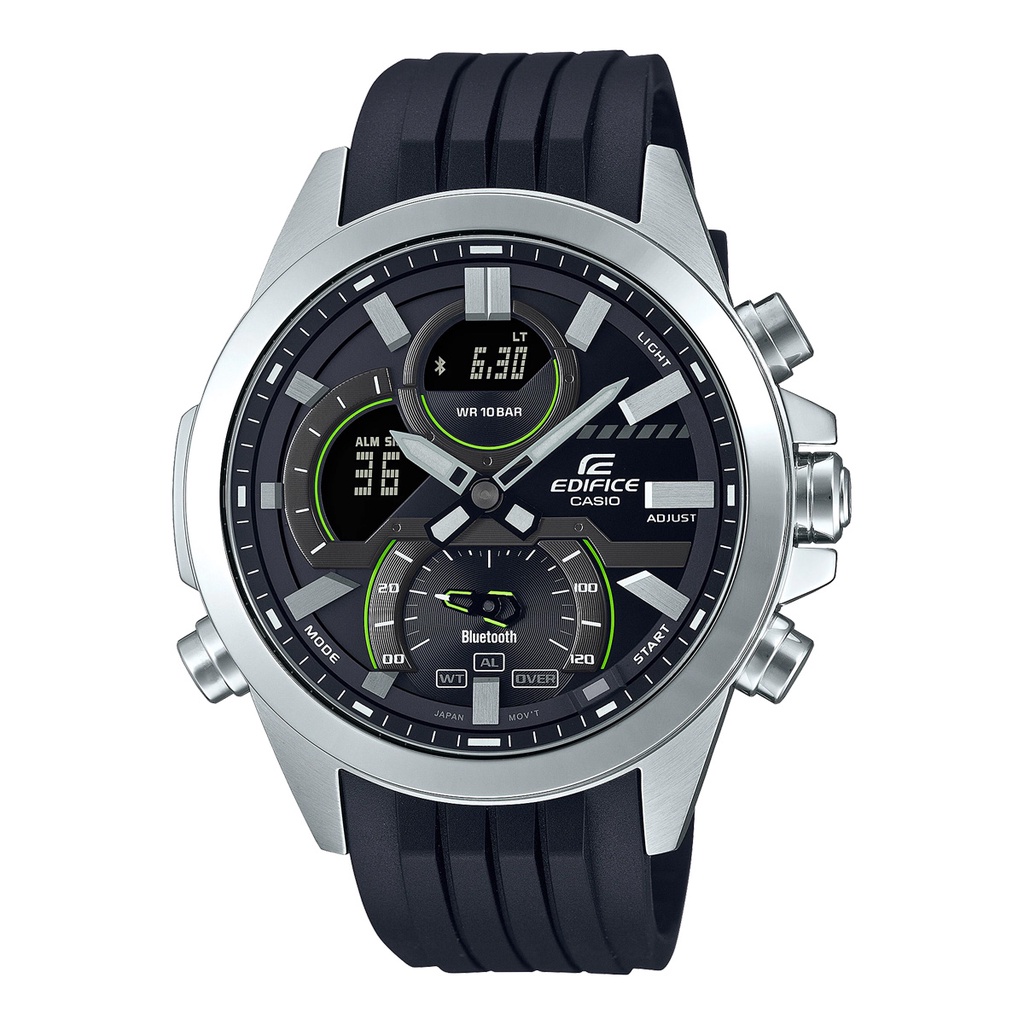 Đồng Hồ Nam Dây Nhựa Casio Edifice ECB-30P-1A Chính Hãng - ECB-30P-1ADF Bluetooth