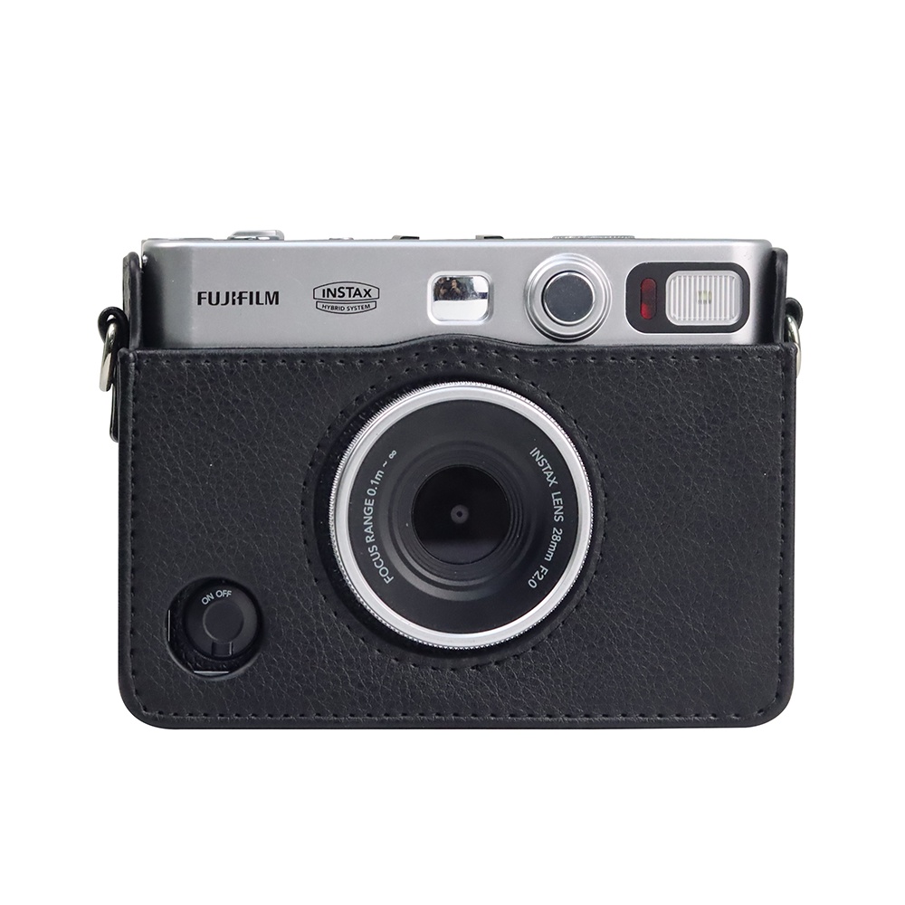 Túi bằng da PU đựng máy ảnh fujifilm instax mini evo tiện dụng