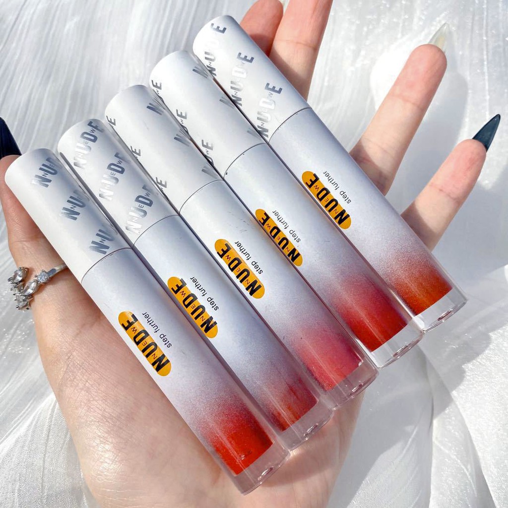 Set Son Kem Nhung Lì ⚡FREESHIP⚡ 5 màu 💄 Hãng NUDE Siêu Hot Nội Địa Siêu Mịn Mượt Và Không Khô Môi | BigBuy360 - bigbuy360.vn