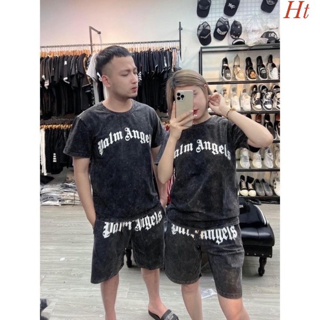 SÉT Bộ loang Palm angel 🆘 màu loang mài chất chơi .Sét bộ nam nữ Form to