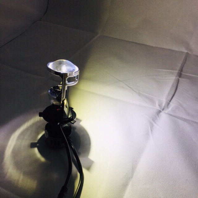 Bi cầu led m01b chân h4 lắp mọi loại xe máy 2015 trở lại chính hãng rtd ( nói không hàng fake)