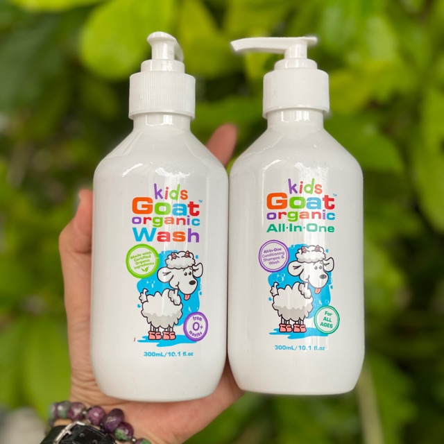 Sữa tắm gội sữa dê hữu cơ Goat Kids Organic cho bé từ 0m+ 300ml