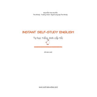 Sách - Tự Học Tiếng Anh Cấp Tốc - Instant Self-Study English