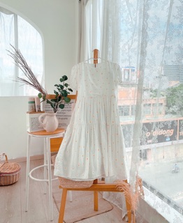 ĐẦM BABYDOLL HOA CÚC