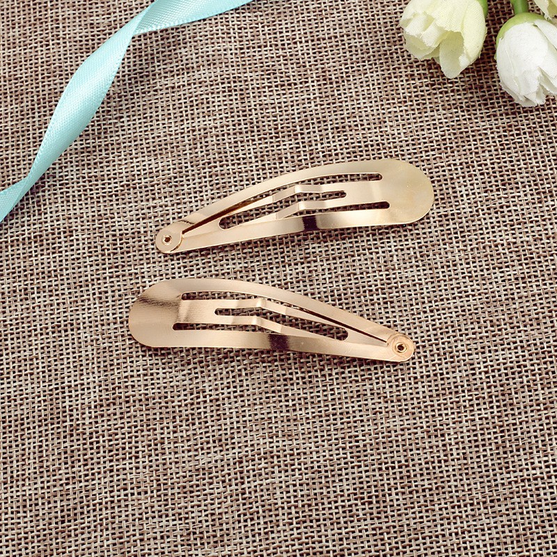 Set 20 Kẹp Tóc Kim Loại Hình Giọt Nước Thời Trang