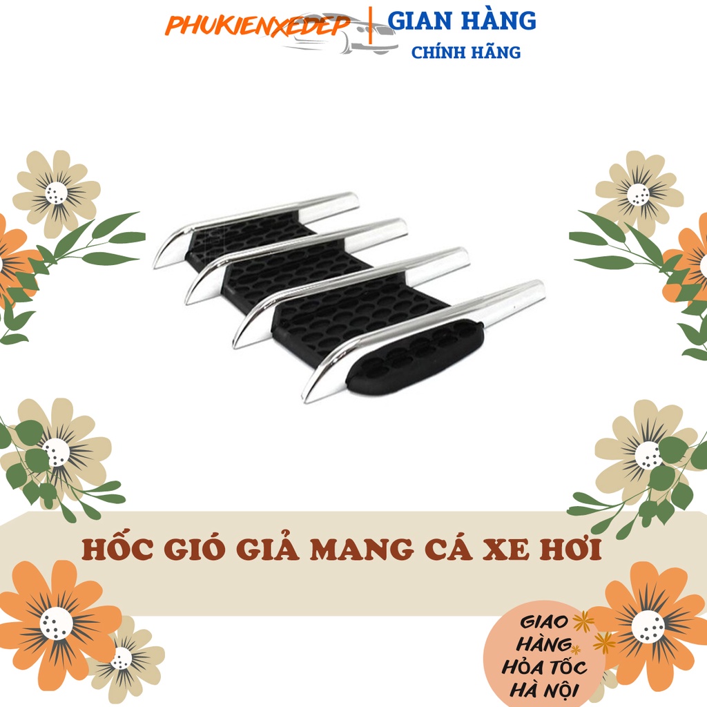 Hốc gió giả mang cá xe hơi FREE SHIP dán trang trí xe đẹp