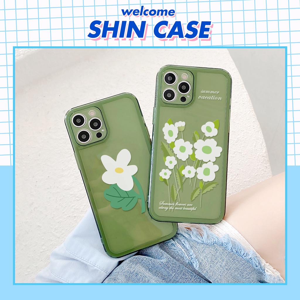 Ốp lưng iphone White Flow trong cạnh vuông 6/6plus/6s/6splus/7/7plus/8/8plus/x/xr/xs/11/12/13/pro/max/plus/promax