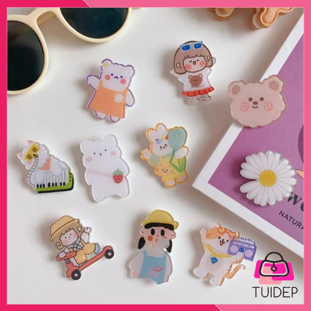Ghim pin cài balo, túi vải. Huy hiệu sticker gắn balo, túi xéo vải