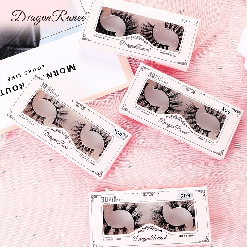 Set 2 Cặp Lông Mi Giả 3D Tự Nhiên