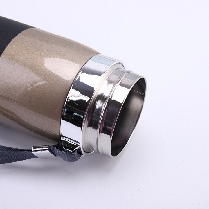 Bình Giữ Nhiệt Nóng Lạnh Inox Kiểu Dáng Thể Thao Bottle Sport 1000ml Có Dây Xách Và Khay Lọc Trà Tiện Dụng Thời Trang