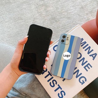 Ốp điện thoại silicon màu cầu vồng chống rơi cho IPHONE 11 12 13 PRO MAX MINI 6 7 8 PLUS X XS MAX XR